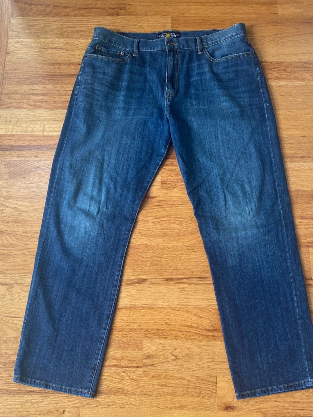 Lucky Brand 429 Classic Straight Leg Blue Jeans Men’s Size 38x32
